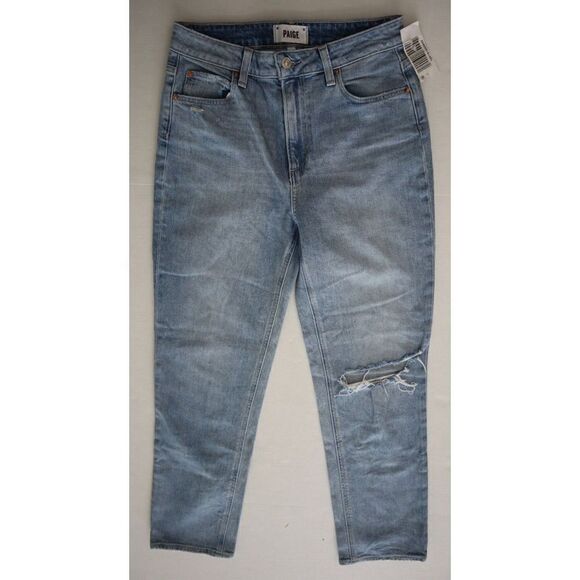 Paige Women's Sz 26 Blue Noella High-Rise Ankle Length Boyfriend Jeans $239 - Picture 1 of 9